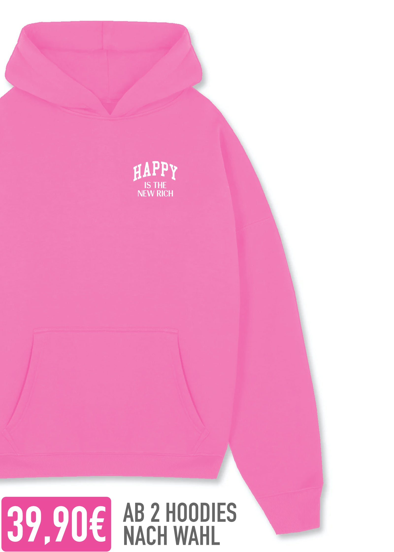 HAPPY IS THE NEW RICH MINI (PINK)