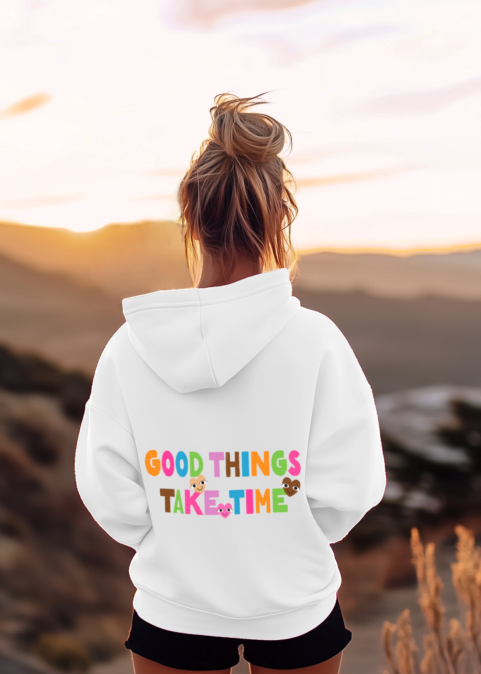 GOOD THINGS TAKE TIME (WHITE)