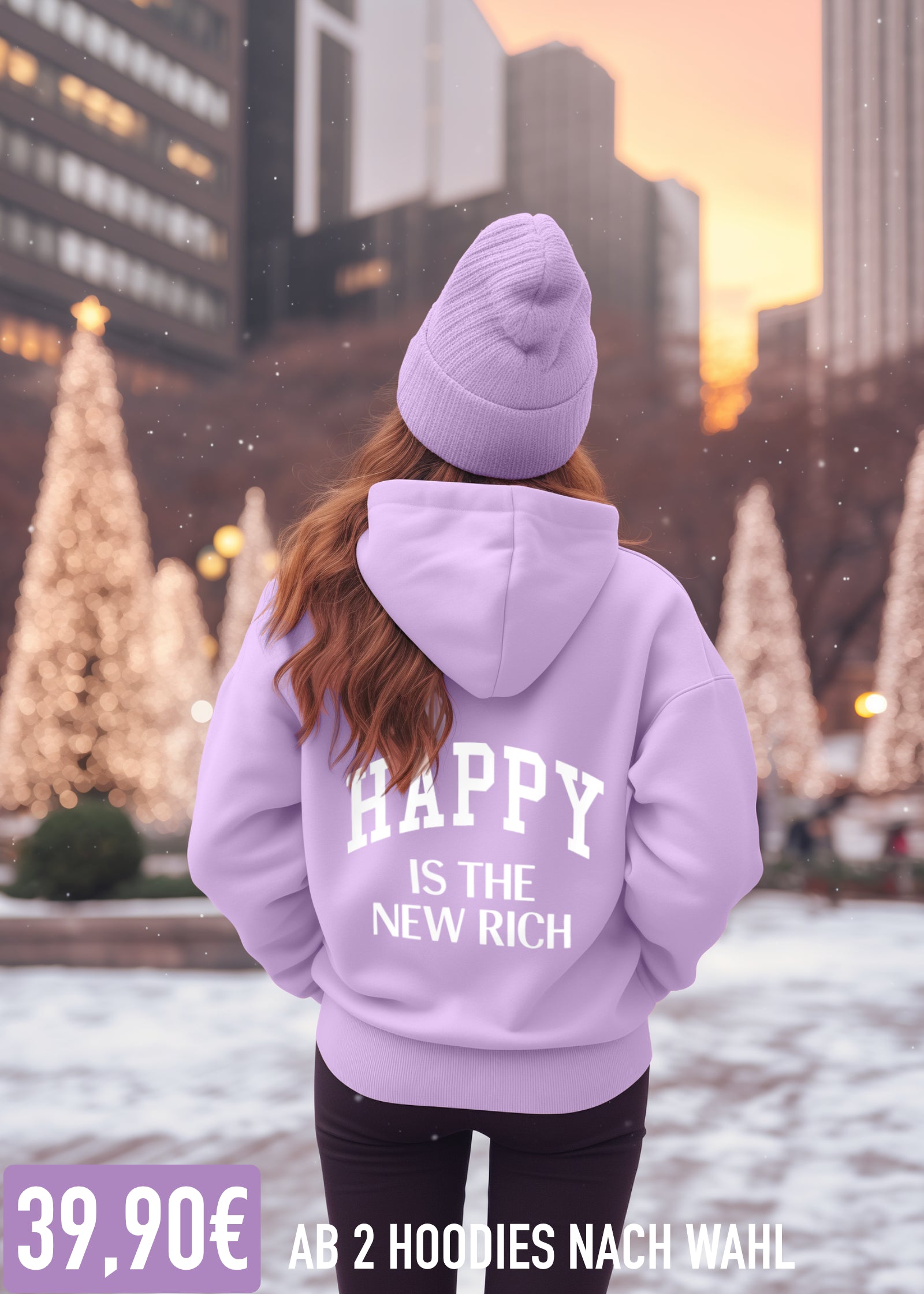 HAPPY IS THE NEW RICH (PURPLE)